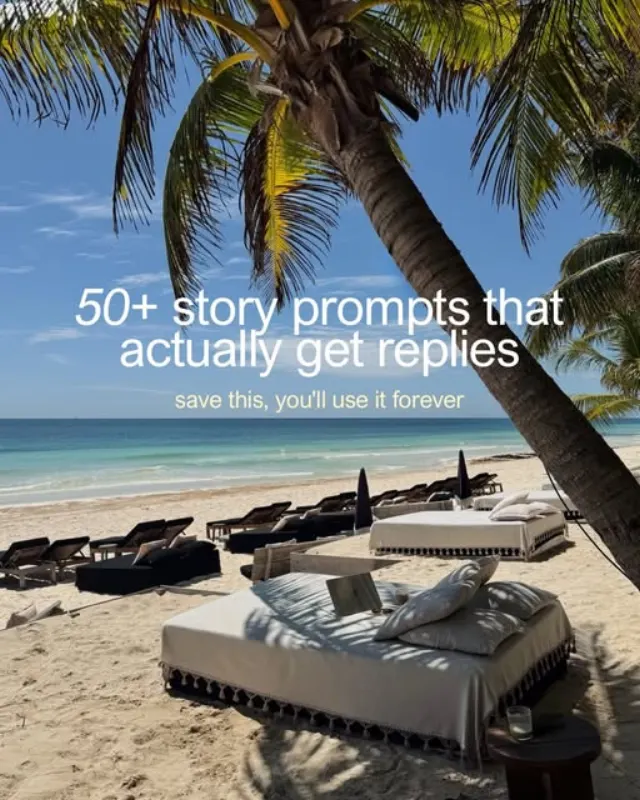 Carousel: 50+ story prompts that actually get replies